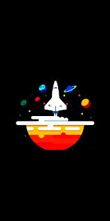 Graphic Design Font Logo Graphics Space Illustration In 2020 Iphone Wallpaper Minimalist Wallpaper Galaxy Wallpaper