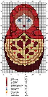 Free cross stitch patterns to help you learn how to cross stitch for beginners as well as printable patterns for more advanced designs. Matryoshka Russian Doll Cross Stitch Chart Cross Stitch Cross Stitch Designs Cross Stitch Patterns Russian Cross Stitch