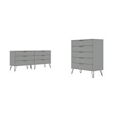 Maybe you would like to learn more about one of these? Rockefeller 5 Drawer Tall Dresser And 6 Drawer Wide Dresser In Off White And Nature