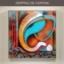 2019 modern abstract acrylic paintings canvas painting living room wall decor pictures hand painted nice deer oil painting no framed from. Hindu Gods Ganesha Artwork Pure Hand Painted Modern Wall Art Ganesha Acrylic Painting Indian Gods Ganesha Elephant Oil Painting Painting Calligraphy Aliexpress