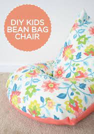 Diy Sew A Kids Bean Bag Chair In 30 Minutes Project Nursery Bean Bag Chair Kids Sewing For Kids Kids Bean Bags