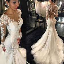 Backless wedding dresses with long sleeves are a fantastic option. Xp173 Romantic Boho Wedding Dresses Princess Backless With Long Sleeves Lace Skirt Mermaid Elegant White Lace Wedding Gowns Darling Girl Dress Online Store Powered By Storenvy