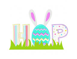 Free machine embroidery designs easter. Easter Themed Hop Both Applique And Stitched Pattern Machine Embroidery Design Blasto Stitch