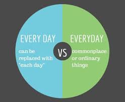 English Vocabulary In Use Pre Intermediate And Intermediate Redman S The Difference Between Everyday And Every Day And How To Use Them In Sentences Two Word Phrases Every Day Or Everyday Fiction Writing