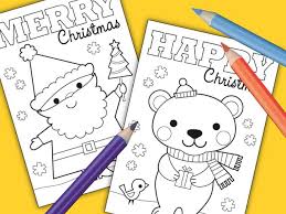 Printable Christmas Card To Color Honey Jumble Free Printable Colour In Christ Christmas Cards Kids Free Printable Christmas Cards Childrens Christmas Cards