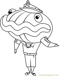 Color in this picture of a clam and others with our library of online coloring pages. Captain Clam Stoked Coloring Page For Kids Free Stoked Printable Coloring Pages Online For Kids Coloringpages101 Com Coloring Pages For Kids