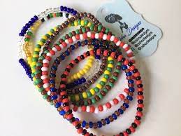 Orishas Stretch Bracelet Ildes De Santo Oshun Orula Eleggua Yemaya Iyawo Lucumi Santeria Yoruba Afro Santeria Beads Bead Work Unique Items Products