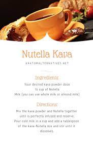 Nutella And Kava In 2021 Nutella Drink Island Food Kava