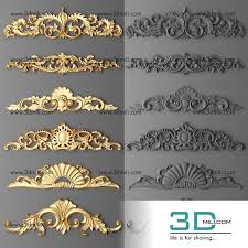 84 Decorative Plaster 3d Model Free Download Decorative Plaster Wood Carving Designs Carving Designs