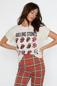 5 out of 5 stars (163) 163 reviews. The Rolling Stones Graphic T Shirt Nasty Gal