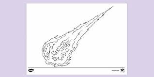 Comet goldfishes coloring page from goldfishes category. Free Comet Colouring Sheet Colouring Sheets