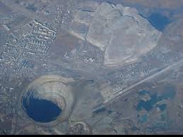 The Deepest Holes In The World Diamond Mines Mirny Worlds Largest