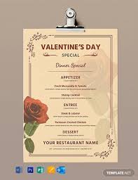 Affordable and search from millions of royalty free images, photos and vectors. Free Editable Valentine S Day Menu Template Word Doc Psd Apple Mac Pages Publisher Outlook
