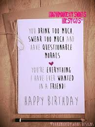 Funny Birthday Wishes Card For Friend Pin On Birthdays
