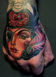 Pirate tattoo design and picture gallery. 18 Captivating Pirate Girl Tattoos Tattoodo