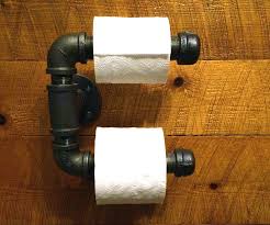 Grab your supplies of pipe fittings as well as mounting screws and wall anchors. Easy Diy Steel Pipes Toilet Paper Holder 4 Steps With Pictures Instructables
