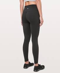 This is lululemon's original yoga pant fabric and the one people commonly think of when they picture lululemon leggings. This High Rise Take On Lululemon S Classic Wunder Under Tights Gives You The Extra Boost Of Co In 2020 Pants For Women Lululemon Leggings Black Best Lululemon Leggings