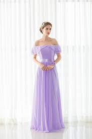 Elegant Bridesmaids Dresses Women Wedding Guest Dress 2017 Light Purple Formal Dress Boat Neck Chiffon Evening Dress Simple Evening Dress In 2020 Elegant Bridesmaid Dresses Women Wedding Guest Dresses Unique Prom Dresses