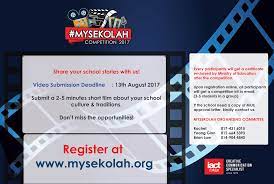 Penyertaan boleh dibuat dalam sebarang genre. Sertai Pertandingan Video Pendek Mysekolah Cikgu Siber