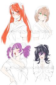 Yandere Simulator Rivals Wip I Really Wanted To Draw All 10 Today But I M So Tireeed Have A Wip For Now I L Yandere Simulator Memes Yandere Yandere Simulator