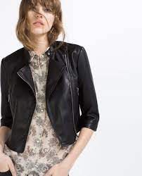 Faux Leather Jacket Faux Leather Leather Woman Faux Leather Jacket Women Leather Jacket Outerwear Women