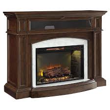 Christmas stockings or decorations should not be hung in the area of it.22. Scott Living 52 5 In W Mahogany Infrared Quartz Electric Fireplace Lowes Com Fireplace Scott Living Media Electric Fireplace