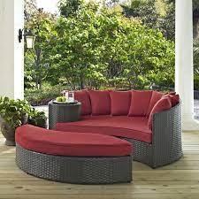 Sojourn Red Chair Eei 1982 Chc Red Modway Furniture Patio Furniture In 2021 Outdoor Daybed Outdoor Furniture Patio Daybed