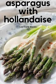 Asparagus With Hollandaise Sauce Features A Delicious Brown Butter Hollandaise In This Easy And Low Ca Asparagus Recipes Healthy Diabetic Side Dishes Asparagus