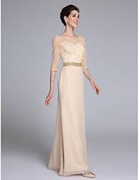 Abito da cerimonia blu elettrico in chiffon_luisa spagnoli. A Tubino Girocollo Lungo Chiffon Di Pizzo Abito Da Cerimonia Per Signora Con Perline Di Lan Ting Bride See Through Abiti Mamma Abiti Abito Da Cerimonia