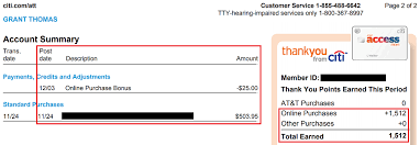 Basically it is a document prepared periodically which lists down all the payments, purchases, and credit and debit transactions made to your account within a particular billing cycle. Citi 5 Cash Back On Online Purchases From 11 24 11 30 Statement Credits Posted