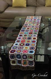 Granny Square Tablecloth Crochet Needlework Crochet Crochet Home