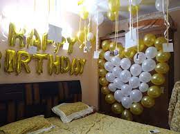 Surprise Balloon Decoration For Husband Birthday In Rohini Surprise Party Decorations Husband Birthday Balloon Decorations