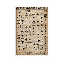 L'ashtanga vinyasa yoga est une activité subtile proposé comme un art de vivre. Yoga Poster Der Beste Preis Amazon In Savemoney Es
