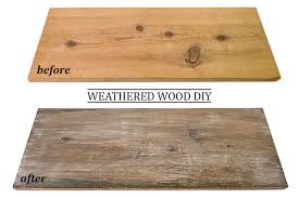 Gel stains can adhere over painted objects without damaging the color or chipping off over time. How To Make New Wood Look Weathered And Reclaimed Farmhouse Chic Hunker