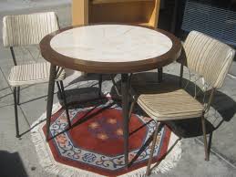 retro kitchen table and two chairs