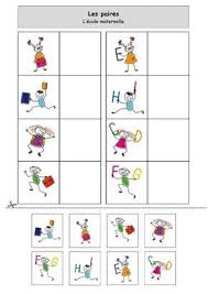 Les Paires L Ecole Maternelle Ecole Maternelle Ecole Activites De Graphisme