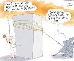 Bruce tinsley criticizes the cancel culture's attack on political cartoons and satire. The Politics Of Upside Down America The Independent News Events Opinion More