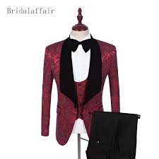 It can be monophonic or striped. Big Offer Blazer Pants Vest 3pcs 2018 Fashion Men Suit Printed Patterns Luxury Casual Men Stage Clothing Vintage Mens Suits Wedding Groom February 2021
