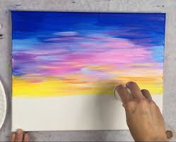 How to draw blood moon. How To Paint A Palm Tree Sunset Step By Step Painting With Tracie Kiernan