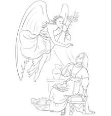 Simply do online coloring for angel appears to mary and joseph and tell them about birth of jesus coloring pages directly from your gadget, support for ipad, android tab or using our web feature. Angel Gabriel Vector Images 48