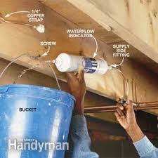 Rather than reinstall a mile of braided waterline through the cabinets or in the attic, i'm soldering a new, copper water line, inside the wall. How To Install A Refrigerator Water Filter Diy Family Handyman