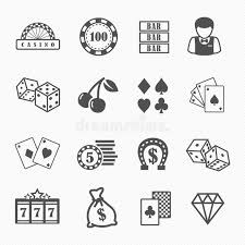 Casino And Gambling Icons Set Casino And Gambling Vector Icons Set Sponsored Gambling Casino Icons Vector Icon Set Vector Vegas Tattoo Poker Tattoo
