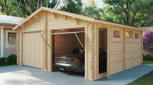Cette maison individuelle avec garage double et terrasse sera achevée en 2021. Doppelgarage E Aus Holz Mit Schwingtoren 44mm 5 5 X 6