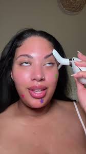 Facial Massager with Red, Blue, and Green Light Therapy for Double Chin  Reduction