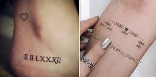 Este tipo de tatuajes en las últimas décadas se ha vuelto popular, acompañando a otras ilustraciones. Tatuajes De Fechas Recopilacion Y Disenos De Tattoos Tatuantes