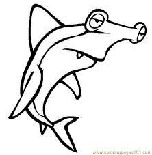 If you thought that all the sharks in the world are giant and supersized creatures, you are since you now know how the hammerhead shark got its name from the funny illustration, you can now check out their realistic look on this coloring page. Hammerhead Shark Coloring Page For Kids Free Shark Printable Coloring Pages Online For Kids Coloringpages101 Com Coloring Pages For Kids