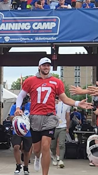 #ThrowbackThursday: We're always excited to host the @buffalobills Training Camp here at St. John Fisher University. But this year has even more meaning as we celebrate 25 years of camp! , Over the ...
