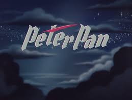 Peter Pan Title Card Vintage Type Inspiration In 2020 Peter Pan Wallpaper Peter Pan 1953 Peter Pan