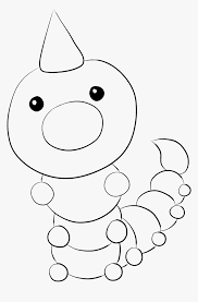 The animated series shows the pokemon universe, which is full of various unusual creatures that are found at every turn. Weedle Pokemon Coloring Pages Printable Coloring Book Hd Png Download Kindpng