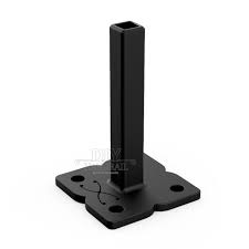 Fixed round top of post mount handrail brackets. Post Mount Bracket For Diy Handrail Installation Diy Handrails